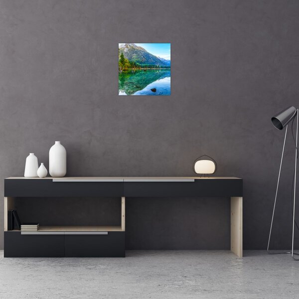 Obraz - Jezero Hintersee (30x30 cm)