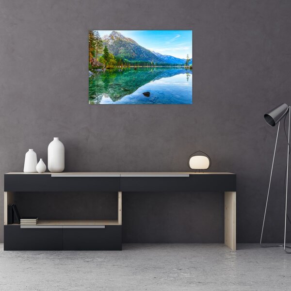 Obraz - Jezero Hintersee (70x50 cm)