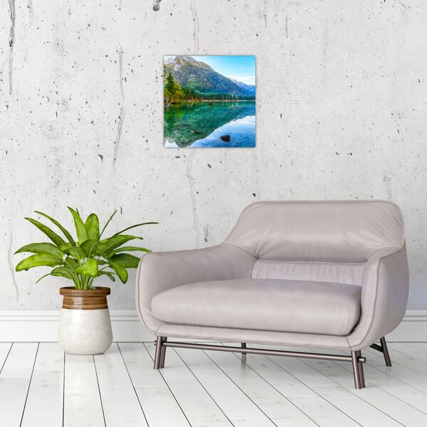 Obraz - Jezero Hintersee (30x30 cm)