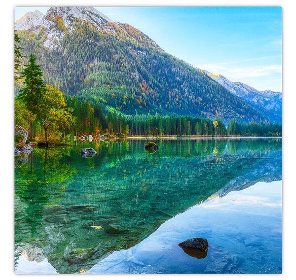 Obraz - Jezero Hintersee (30x30 cm)
