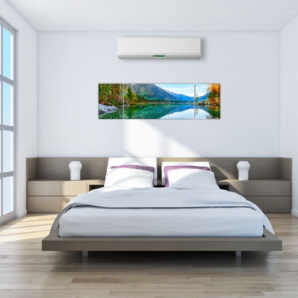 Obraz - Jezero Hintersee (170x50 cm)