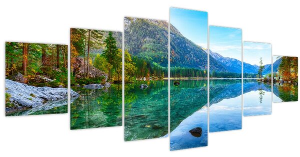Obraz - Jezero Hintersee (210x100 cm)