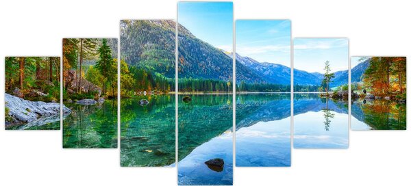 Obraz - Jezero Hintersee (210x100 cm)