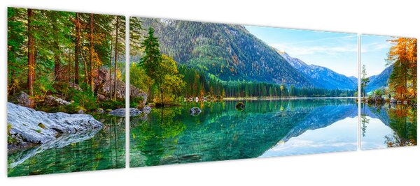 Obraz - Jezero Hintersee (170x50 cm)