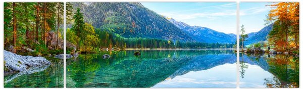 Obraz - Jezero Hintersee (170x50 cm)