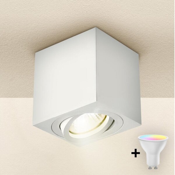Brilagi - LED RGBW Stmív. bodové svítidlo MIA 1xGU10/4,8W/230V 84x80 mm bílá