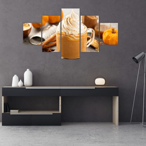 Obraz - Dýňové latte (125x70 cm)