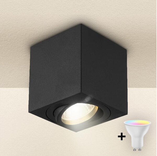 Brilagi - LED RGBW Stmív. bodové svítidlo MIA 1xGU10/4,8W/230V 84x80 mm černá
