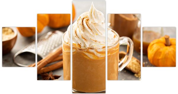 Obraz - Dýňové latte (125x70 cm)