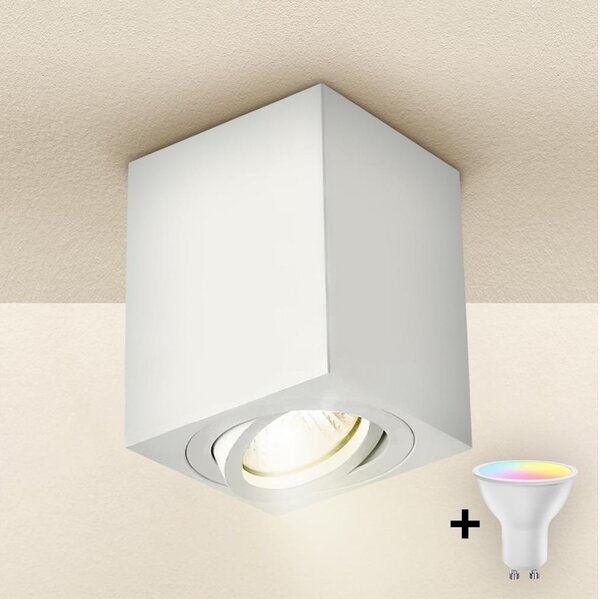 Brilagi - LED RGBW Stmív. bodové svítidlo MIA 1xGU10/4,8W/230V 100x80 mm bílá