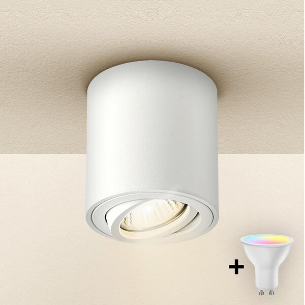 Brilagi - LED RGBW Stmív. bodové svítidlo MIA 1xGU10/4,8W/230V 84x80 mm bílá