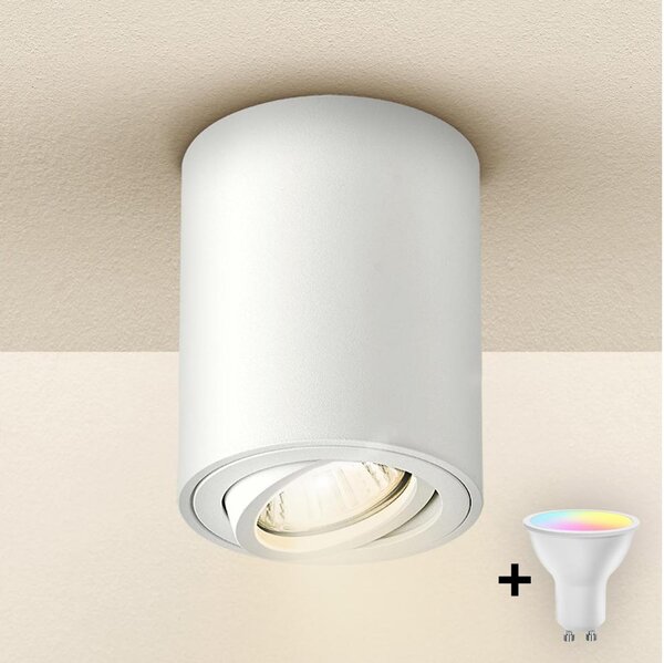 Brilagi - LED RGBW Stmív. bodové svítidlo MIA 1xGU10/4,8W/230V 100x80 mm bílá