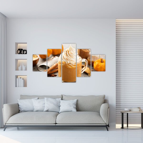 Obraz - Dýňové latte (125x70 cm)