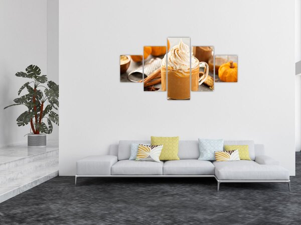 Obraz - Dýňové latte (125x70 cm)