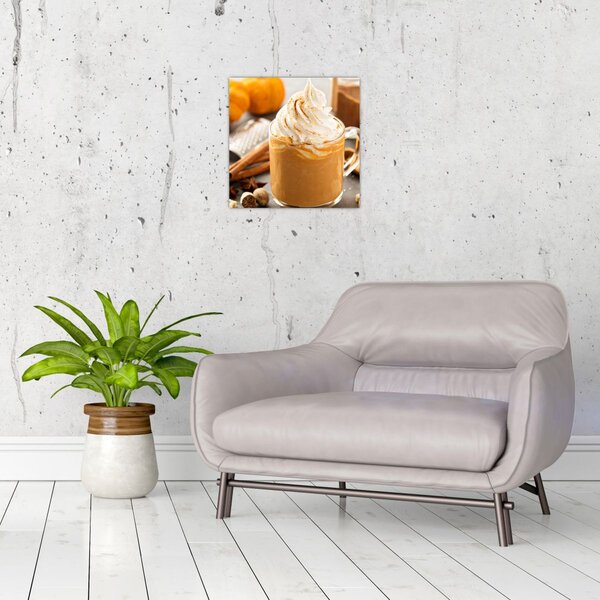 Obraz - Dýňové latte (30x30 cm)
