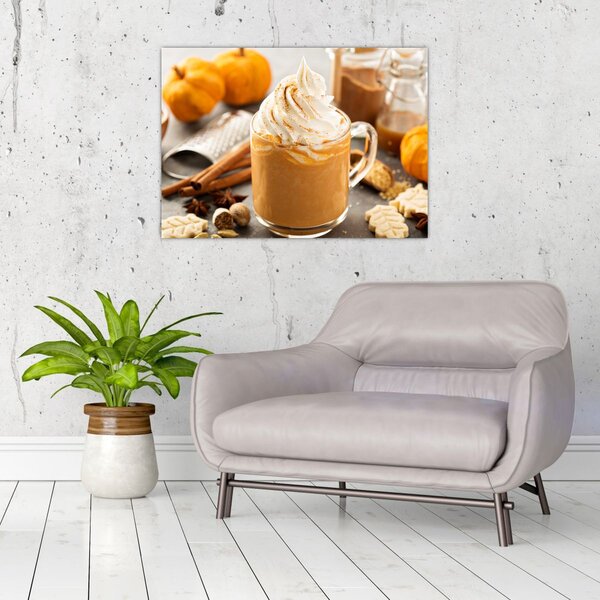 Obraz - Dýňové latte (70x50 cm)
