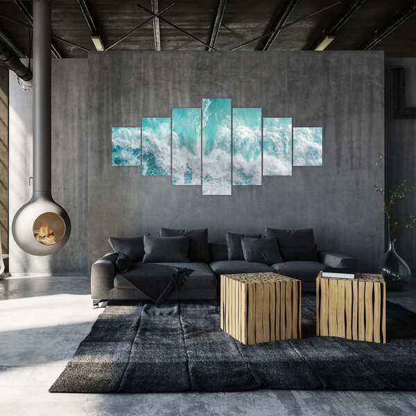 Obraz - Pohled na vlny oceánu (210x100 cm)