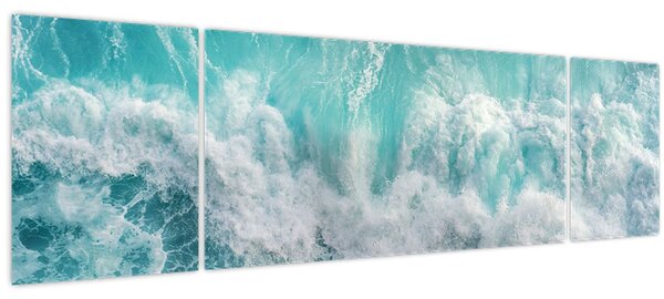 Obraz - Pohled na vlny oceánu (170x50 cm)