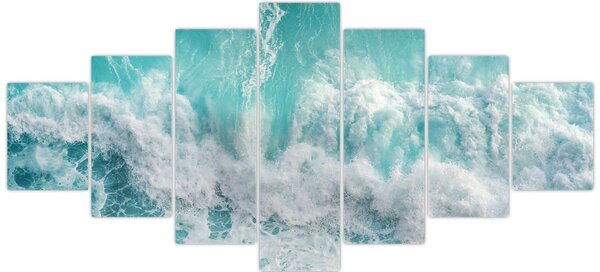 Obraz - Pohled na vlny oceánu (210x100 cm)