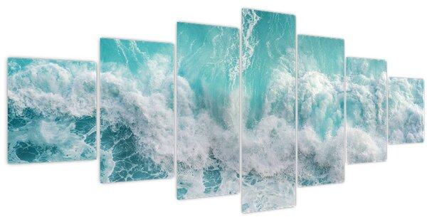 Obraz - Pohled na vlny oceánu (210x100 cm)