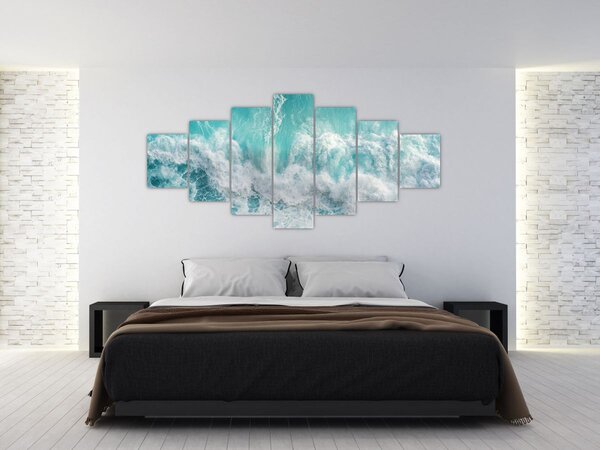 Obraz - Pohled na vlny oceánu (210x100 cm)