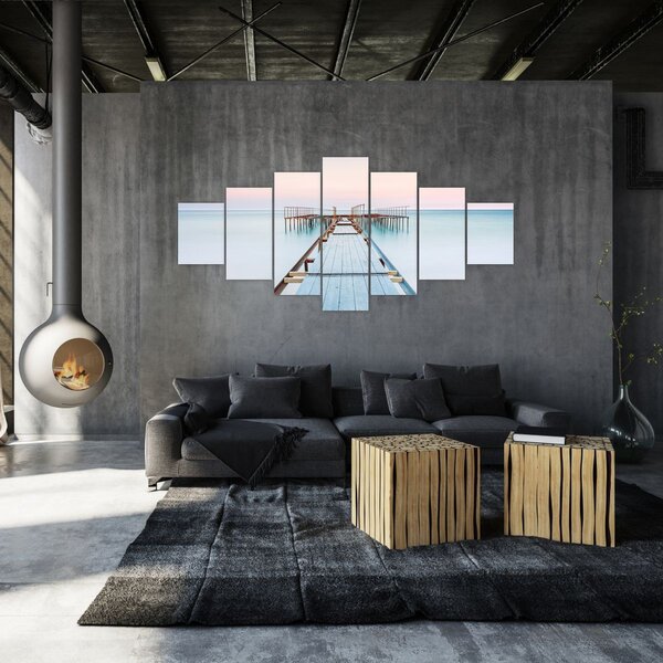 Obraz - Dlouhé molo (210x100 cm)