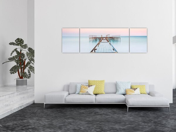 Obraz - Dlouhé molo (170x50 cm)