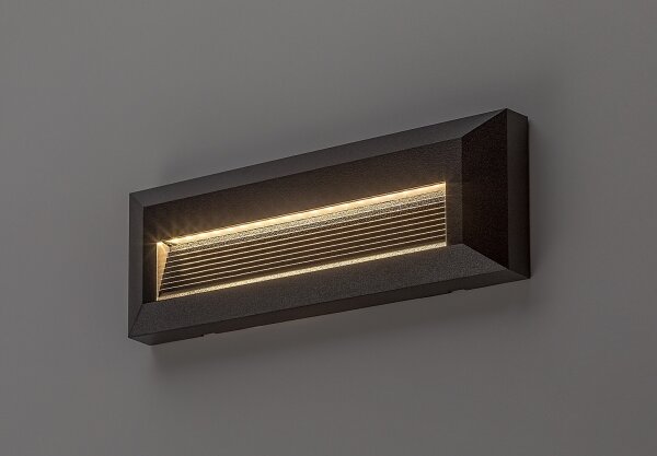 Rabalux 77189 - LED Ven. nástěnné svítidlo KAVALA LED/6W/230V IP65 černá
