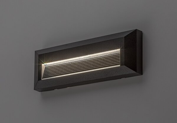 Rabalux 77189 - LED Ven. nástěnné svítidlo KAVALA LED/6W/230V IP65 černá