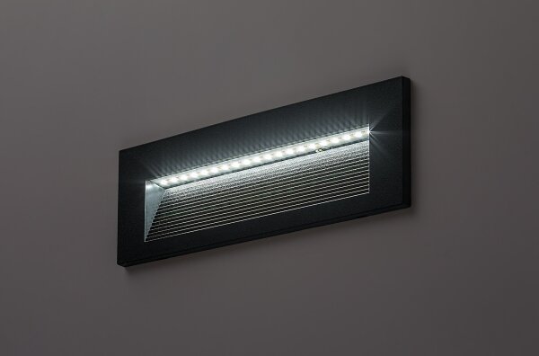 Rabalux 77190 - LED Ven. nástěnné svítidlo KAVALA LED/6W/230V IP65 černá