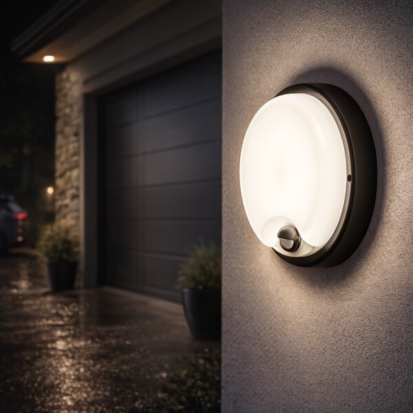 Rabalux 77213 -LED Ven. nást svítidlo se senzorem LONATO LED/18W/230V IP65 černá
