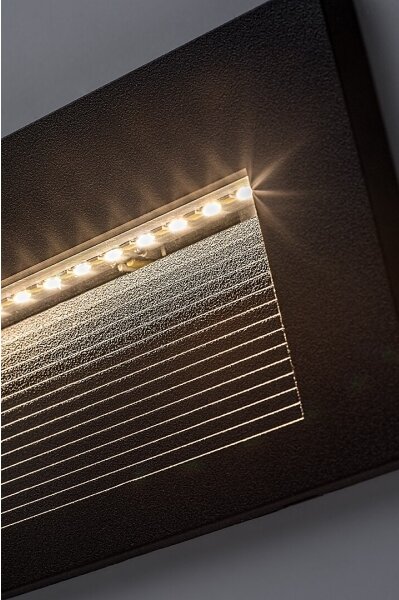 Rabalux 77190 - LED Ven. nástěnné svítidlo KAVALA LED/6W/230V IP65 černá