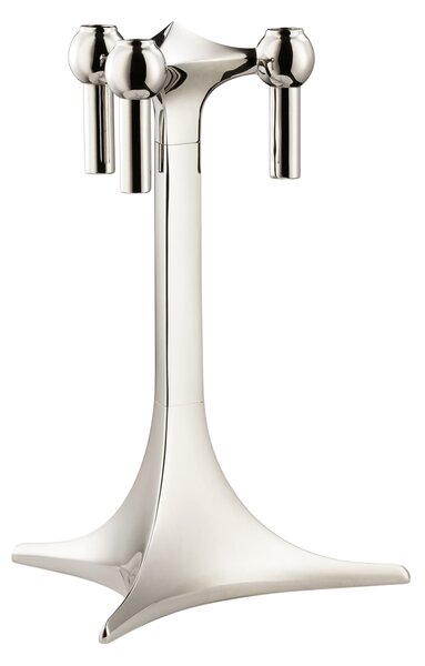 Designový svícen STOFF Nagel Stand Solid Chrome