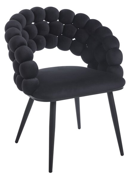 Designová jídelní židle GERTI - černá