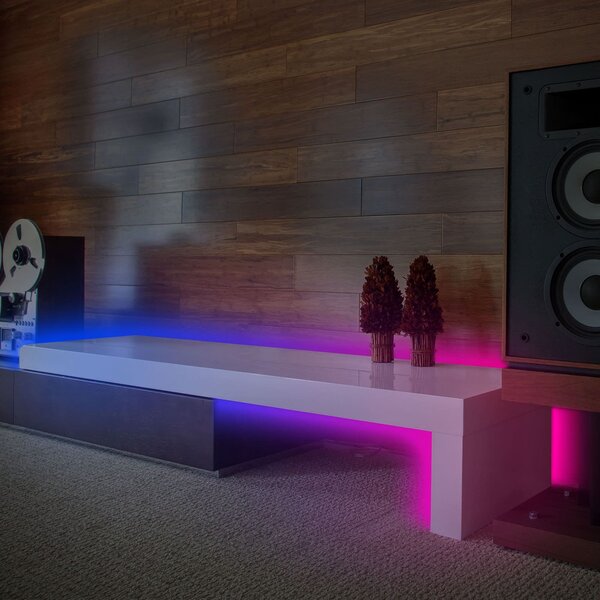 BRILO 2313-150 Digitální RGB LED pásek s hudebním senzorem 500 cm 0,12W bílé - BRILO