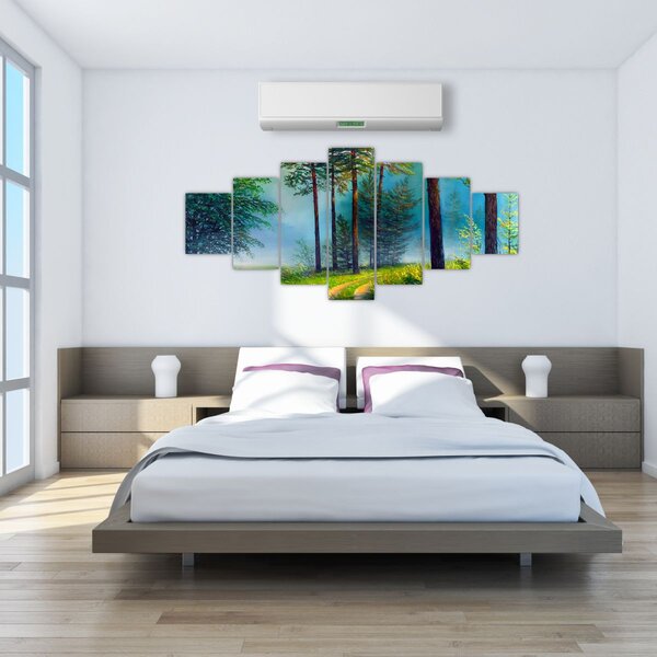 Obraz - Olejomalba krajiny (210x100 cm)