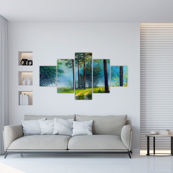 Obraz - Olejomalba krajiny (125x70 cm)