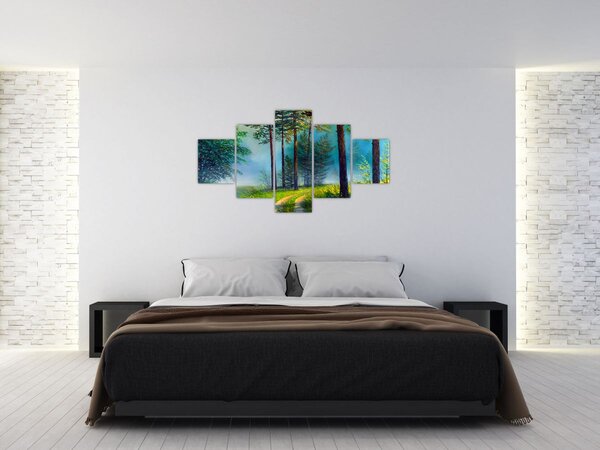 Obraz - Olejomalba krajiny (125x70 cm)