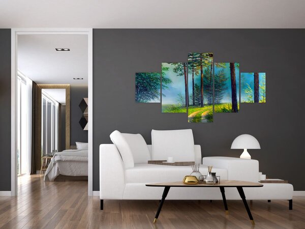 Obraz - Olejomalba krajiny (125x70 cm)