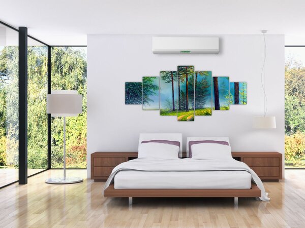 Obraz - Olejomalba krajiny (210x100 cm)