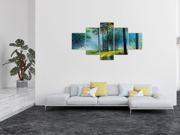 Obraz - Olejomalba krajiny (125x70 cm)