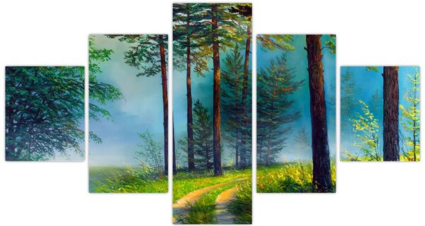 Obraz - Olejomalba krajiny (125x70 cm)