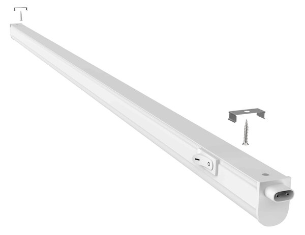 BRILO 2379-106 LED skříňkové svítidlo 87,3 cm 10W 1100lm bílé - BRILO