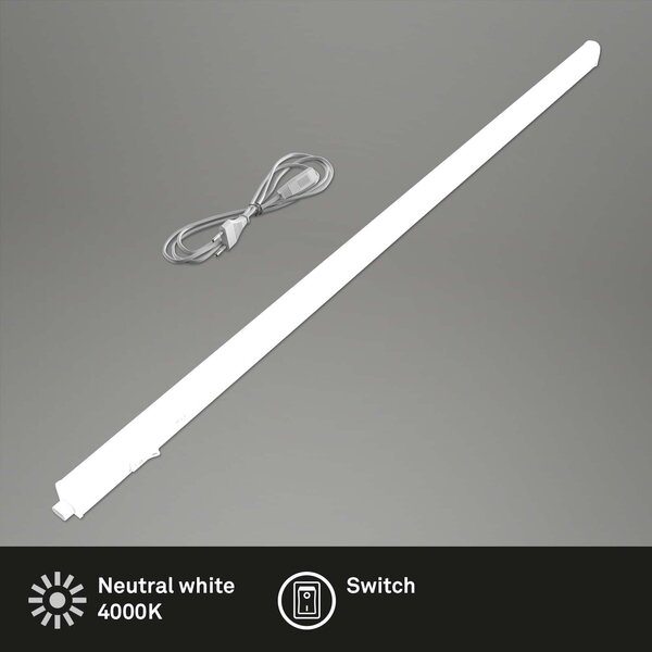 BRILO 2379-106 LED skříňkové svítidlo 87,3 cm 10W 1100lm bílé - BRILO