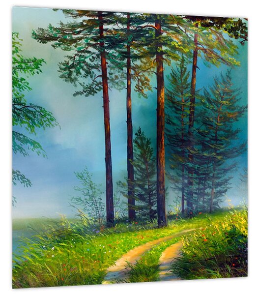 Obraz - Olejomalba krajiny (30x30 cm)