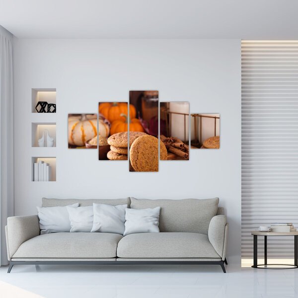 Obraz - Podzimní sušenky (125x70 cm)