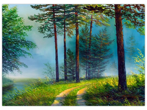 Obraz - Olejomalba krajiny (70x50 cm)