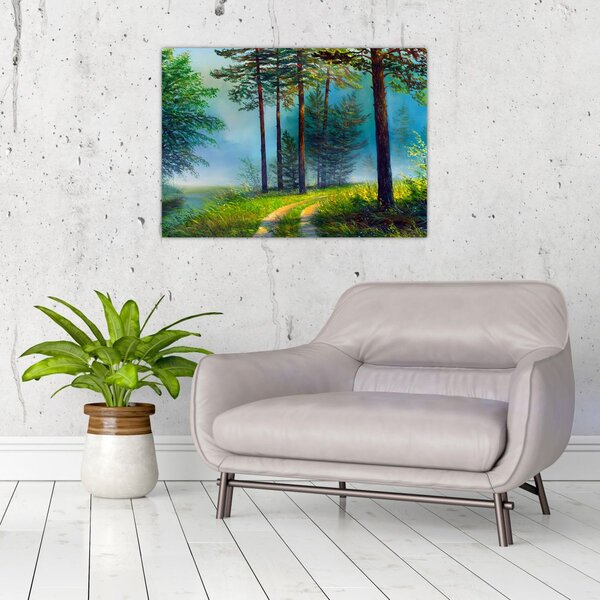 Obraz - Olejomalba krajiny (70x50 cm)