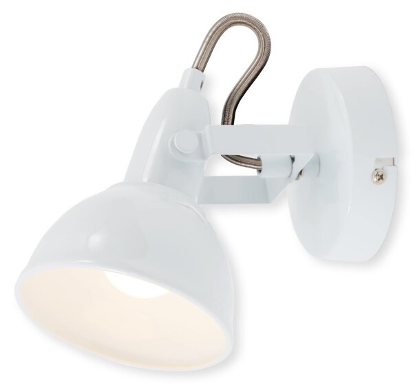 BRILO 2049-016 Bodové svítidlo pr. 10 cm 1x E14 40W bílé - BRILO