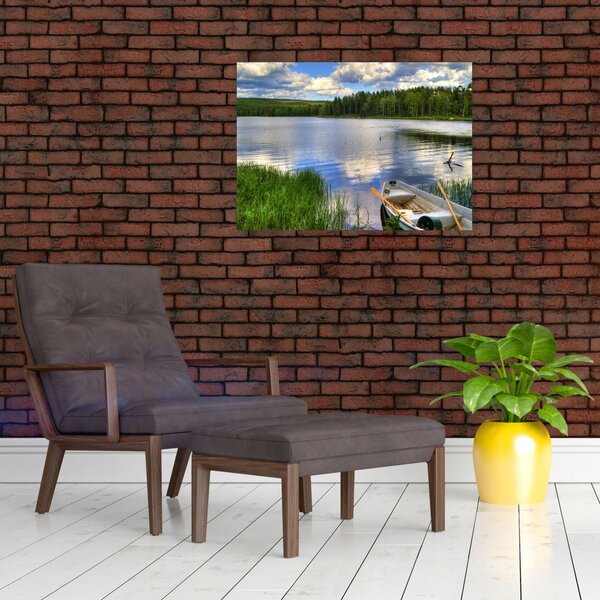 Obraz - Malebná vesnice (70x50 cm)